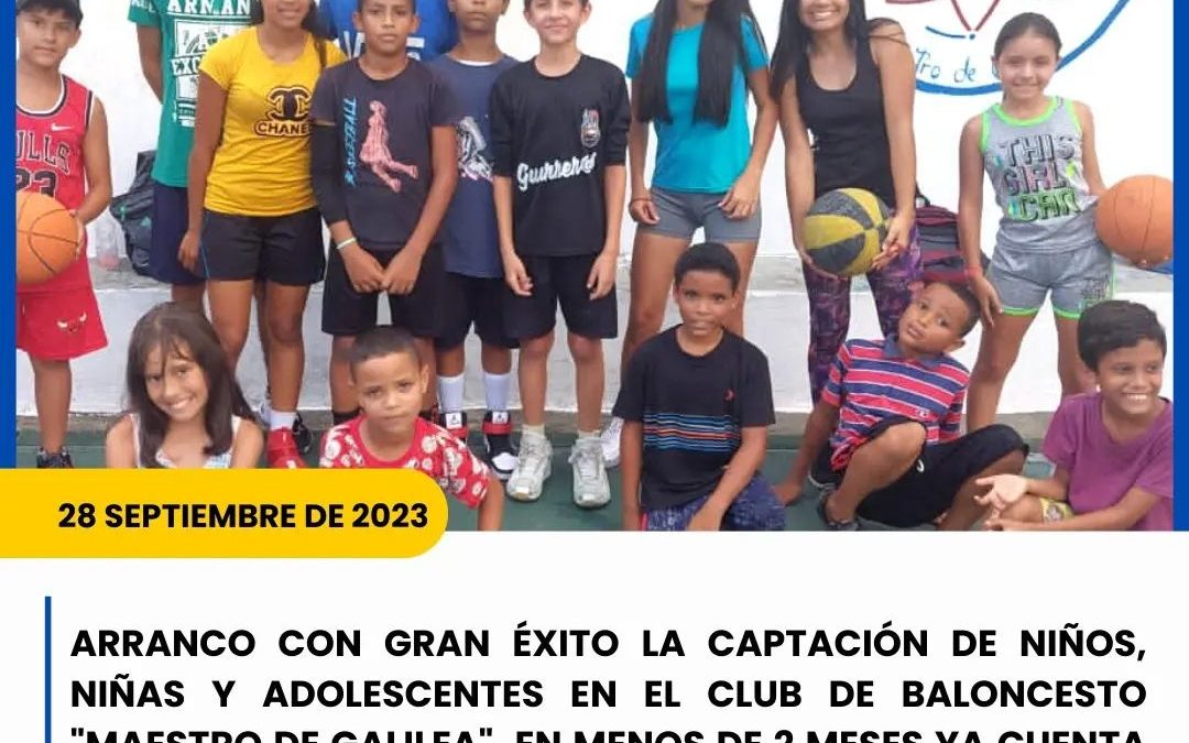 🏀El Club de Baloncesto de Maestro de Galilea sigue en ascenso!⛹🏻‍♂️⛹🏼‍♀️